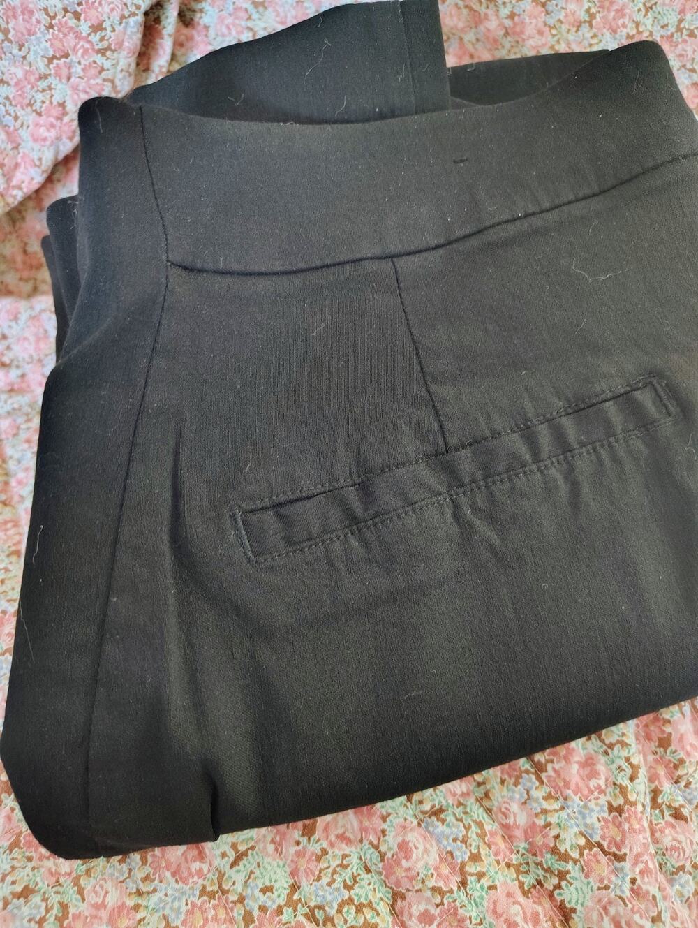 Maurices Black Dress Pants Leggings Size 18 Elastic Waist